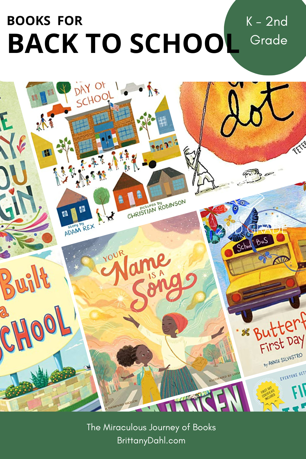 Back to School Books for K – 2nd Grade
