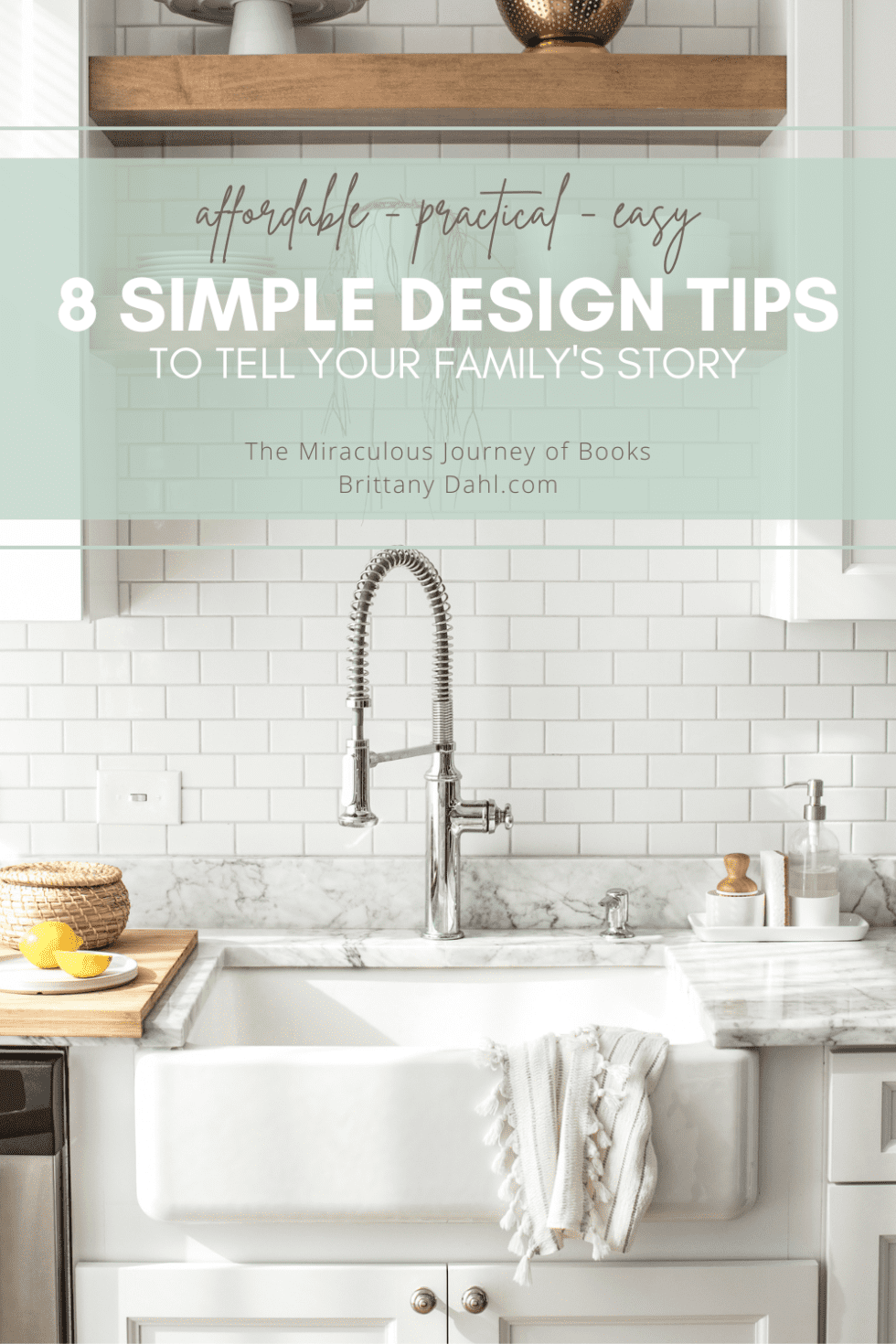 8 Simple Design Tips - The Miraculous Journey of Books