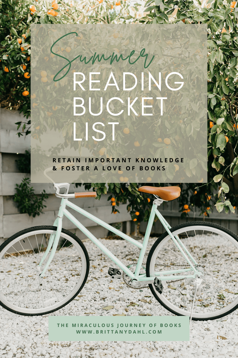 Reading Bucket List for Summer 2022