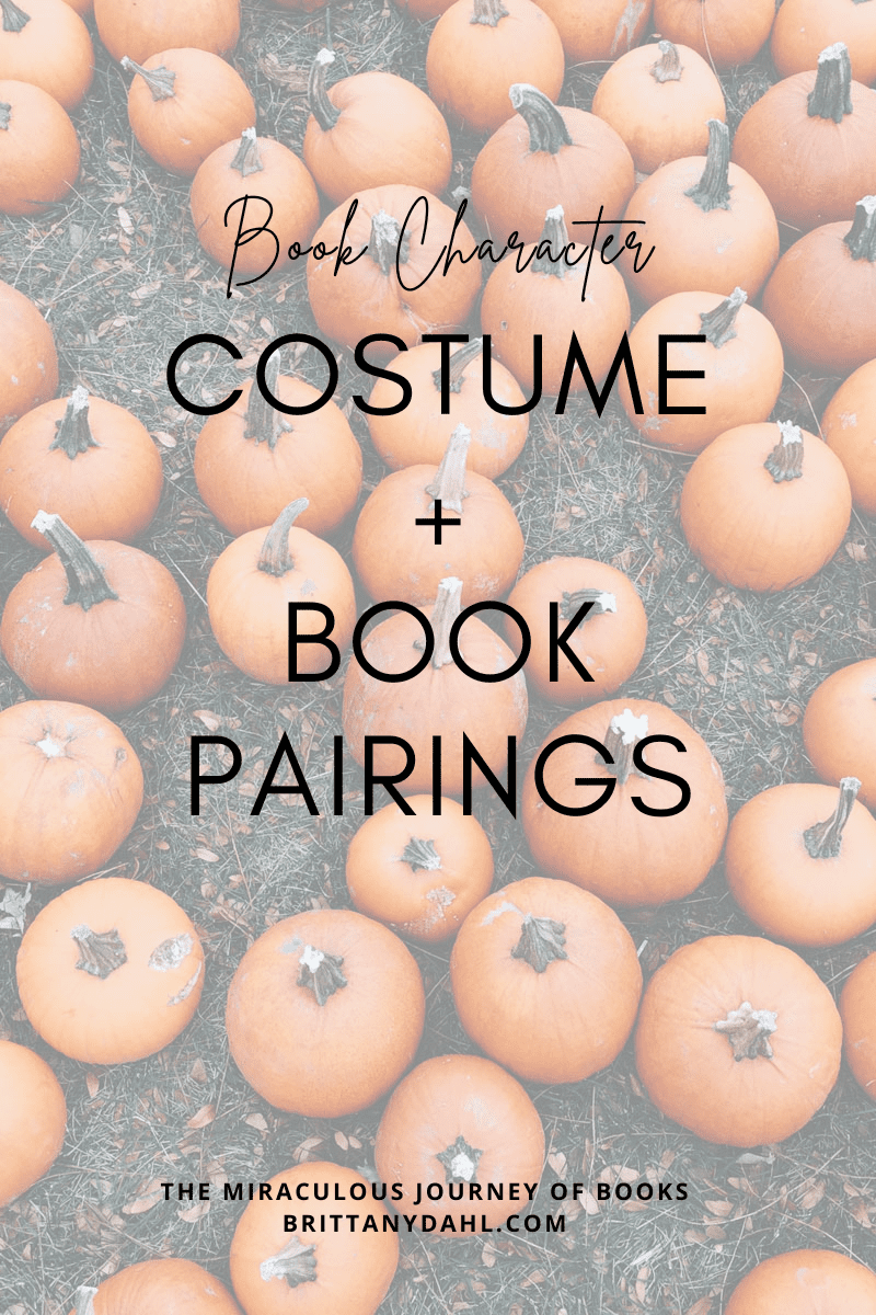 Book Character Costume and Book Pairings. Image of pumpkins.