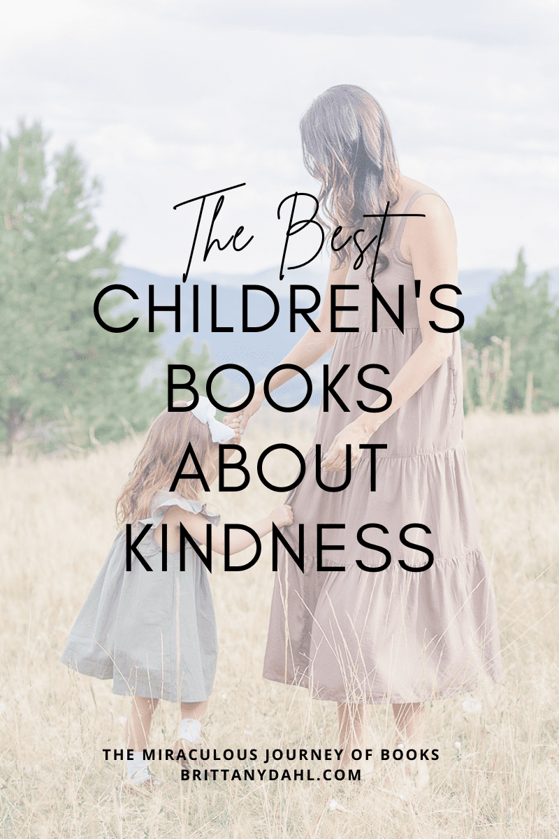 The Best Children's Books about kindness. Image of woman and child dancing in a field.