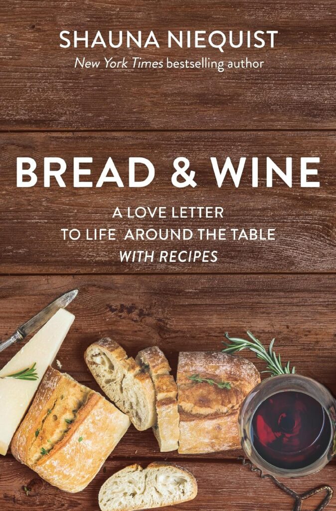 Cover of Bread and Wine by Shauna Niequist, a book about food, friendship, and hospitality.