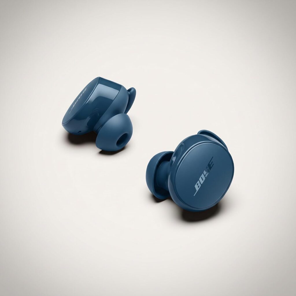 Bose wireless noise-canceling earbuds, a gift for women who love reading and listening to audiobooks.