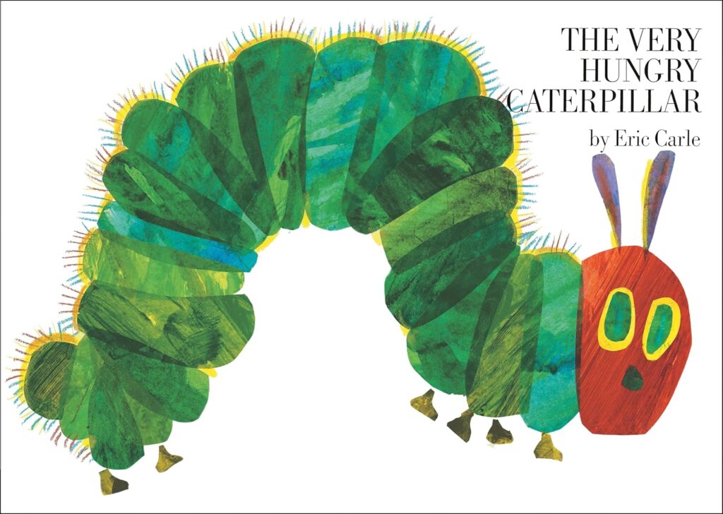Image of book cover -- The Very Hungry Caterpillar by Eric Carle.