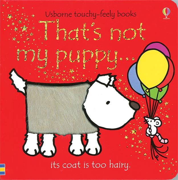 Image of book cover -- That's Not My Puppy: an Usborne touchy-feely book.